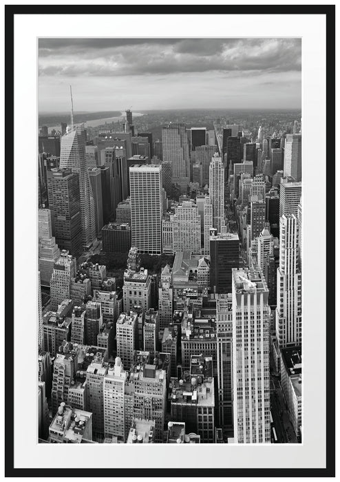 New York Skyline Passepartout 100x70