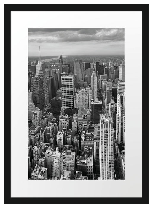 New York Skyline Passepartout 55x40