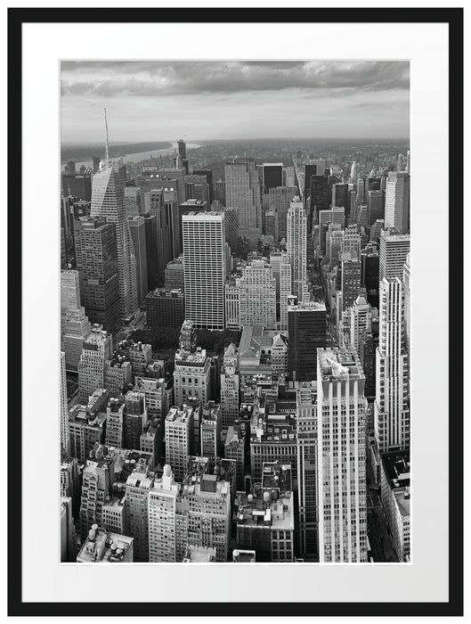 New York Skyline Passepartout 80x60