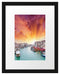 Venedig Fluss Häuser Passepartout 38x30