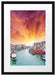 Venedig Fluss Häuser Passepartout 55x40