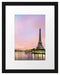 Eifelturm Paris bei Nacht Passepartout 38x30