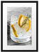 Drink mit Zitrone und Rosmarin Passepartout 55x40