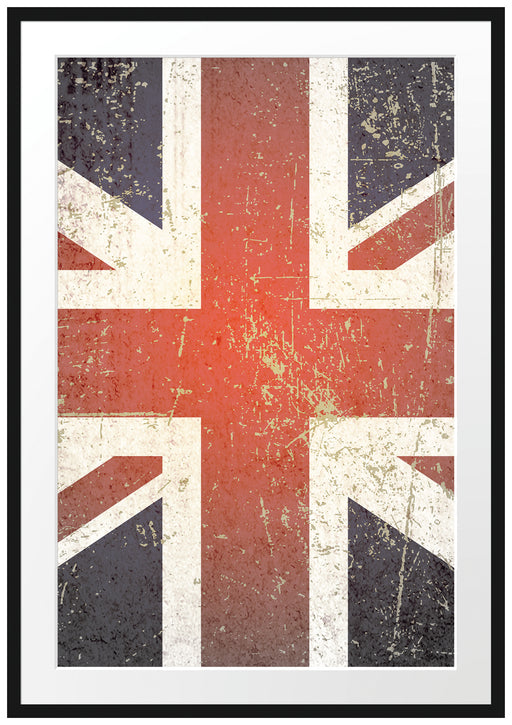 UK Flagge Passepartout 100x70