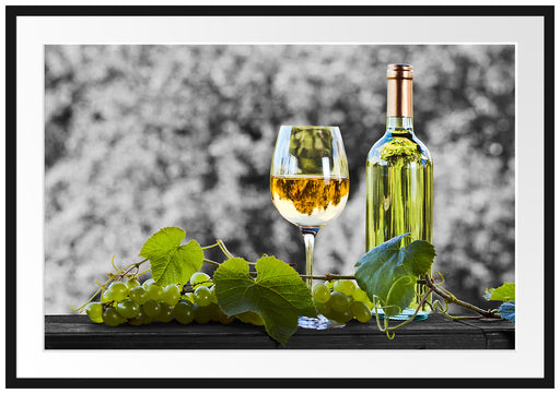 Weinverkostung im Sommer Passepartout 100x70