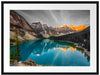 Moraine Lake in Canada Passepartout 80x60