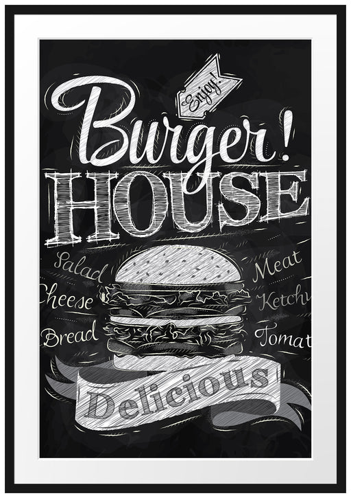 Burger House Passepartout 100x70