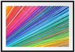Bunter Farbfächer Passepartout 100x70