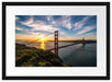Golden Gate Bridge Passepartout 55x40