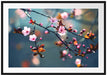 Exotische Sakura Blüten Passepartout 100x70