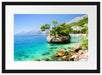 Dalmatia Strand in Kroatien Passepartout 55x40