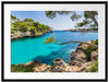 Mallorca Bay Cove Passepartout 80x60