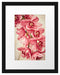 Rosane Orchideenblüten Passepartout 38x30