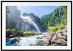 Wasserfälle Nationalpark Salzburg Passepartout 100x70