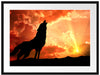 Wolf Heulen Passepartout 80x60