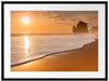 Sonnenuntergang Ozean Passepartout 80x60