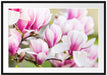 feine rosa farbende Blüte Passepartout 100x70