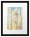 Claude Monet - Kathedrale von Rouen I Passepartout Rechteckig 30