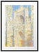 Claude Monet - Kathedrale von Rouen I Passepartout Rechteckig 80
