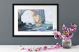 Claude Monet - Das Manneporte bei Etretat Passepartout Dateil Rechteckig