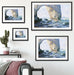 Claude Monet - Das Manneporte bei Etretat Passepartout Wohnzimmer Rechteckig