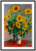 Claude Monet - Ein Strauß Sonnenblumen Passepartout Rechteckig 100