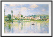 Claude Monet - Vétheuil im Sommer Passepartout Rechteckig 100