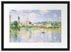 Claude Monet - Vétheuil im Sommer Passepartout Rechteckig 40