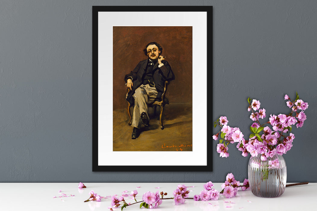 Claude Monet - Dr. Leclenché Passepartout Dateil Rechteckig