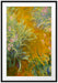 Claude Monet - Weg durch die Schwertlilien Passepartout Rechteckig 100