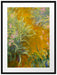 Claude Monet - Weg durch die Schwertlilien Passepartout Rechteckig 80