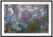 Claude Monet - Seerosen III Passepartout Rechteckig 100