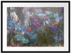 Claude Monet - Seerosen III Passepartout Rechteckig 80