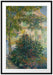 Claude Monet - Camille Monet im Garten in Argenteuil Passepartout Rechteckig 100