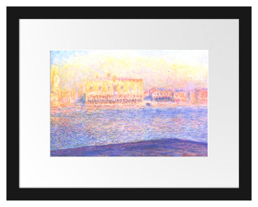 Claude Monet - Blick von Santa Maria Maggiore Passepartout Rechteckig 30