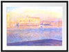 Claude Monet - Blick von Santa Maria Maggiore Passepartout Rechteckig 80