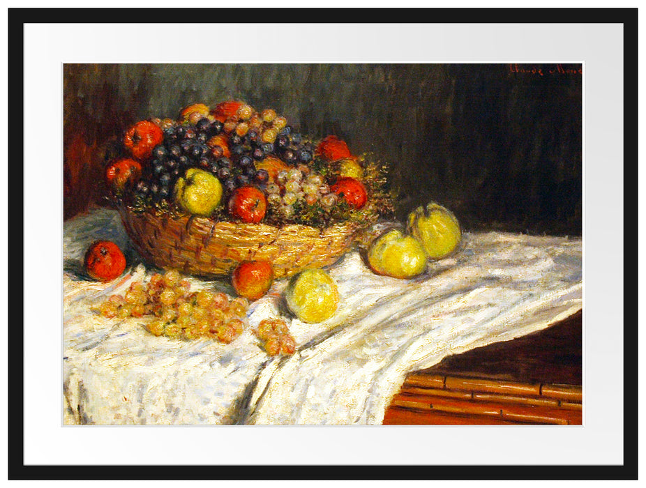 Claude Monet - fuit Passepartout Rechteckig 80