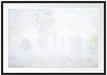 Claude Monet - Morgennebel Passepartout Rechteckig 100