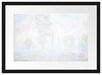 Claude Monet - Morgennebel Passepartout Rechteckig 40
