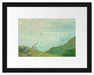 Claude Monet - Klippen bei Pourville Passepartout Rechteckig 30