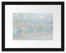 Claude Monet - Waterloo Brücke Passepartout Rechteckig 30