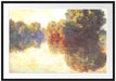 Claude Monet - Die Seine bei Giverny Passepartout Rechteckig 100