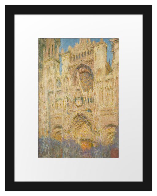 Claude Monet - Kathedrale von Rouen II Passepartout Rechteckig 30