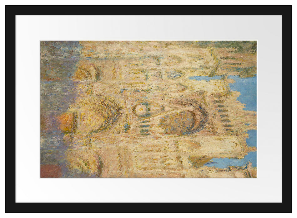 Claude Monet - Kathedrale von Rouen II Passepartout Rechteckig 40