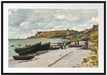 Claude Monet - Sainte-Adresse Passepartout Rechteckig 100