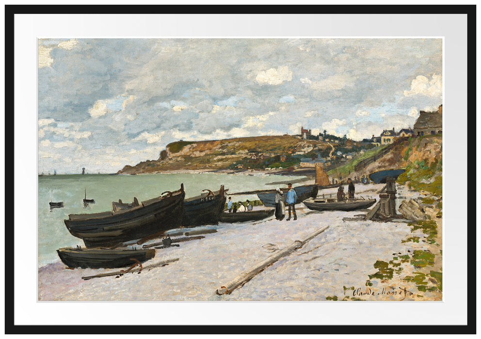 Claude Monet - Sainte-Adresse Passepartout Rechteckig 100