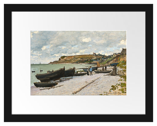 Claude Monet - Sainte-Adresse Passepartout Rechteckig 30