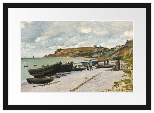 Claude Monet - Sainte-Adresse Passepartout Rechteckig 40