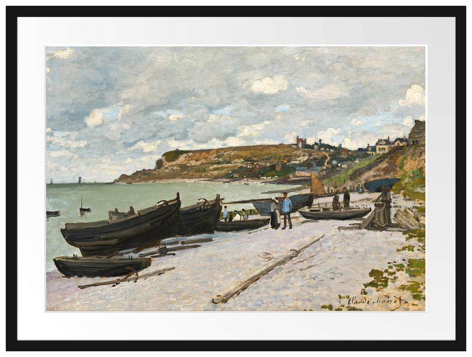 Claude Monet - Sainte-Adresse Passepartout Rechteckig 80