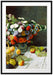 Claude Monet - Stillleben mit Blumen und Früchten Passepartout Rechteckig 100
